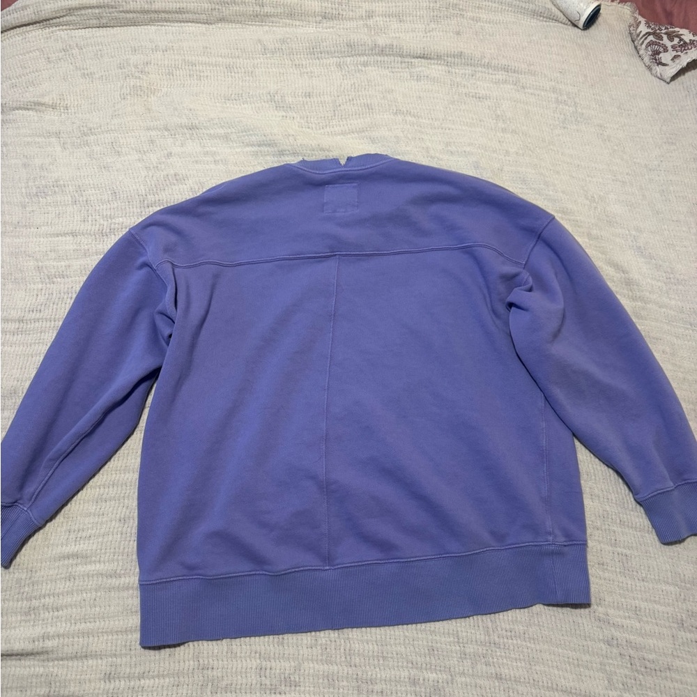 Aerie women’s Crewneck Sweater in Rich Purple - Picture 3 of 3